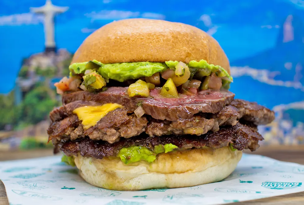 Big in Brazil burger special at Zephyr Burgers