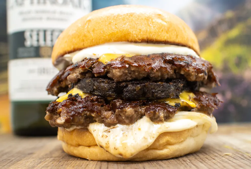Burns Burger burger special at Zephyr Burgers