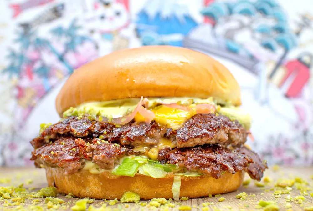Kyoto Krunch burger special at Zephyr Burgers
