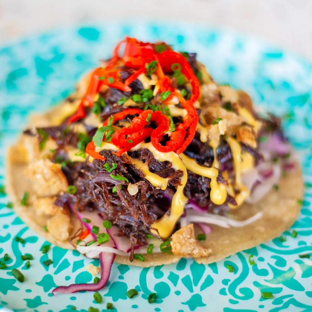 Minerva Cafe × Zephyr Burgers: Taco burger special at Zephyr Burgers