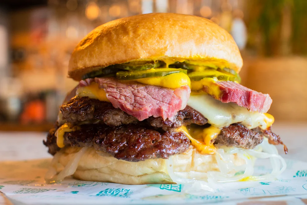 NY State of Mind burger special at Zephyr Burgers