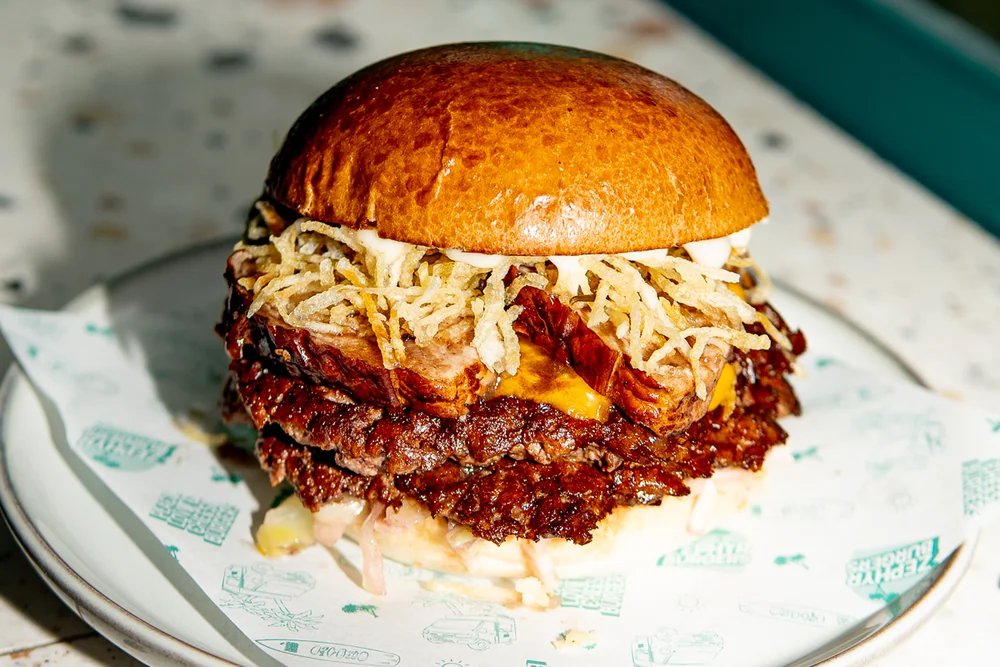 Christmas Burger 2024 burger special at Zephyr Burgers